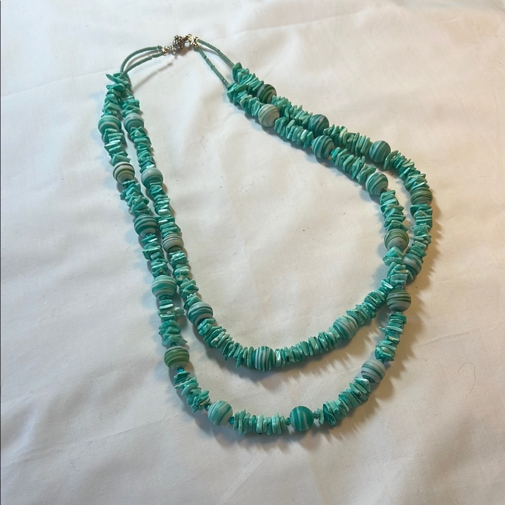 Turquoise Beaded Necklace